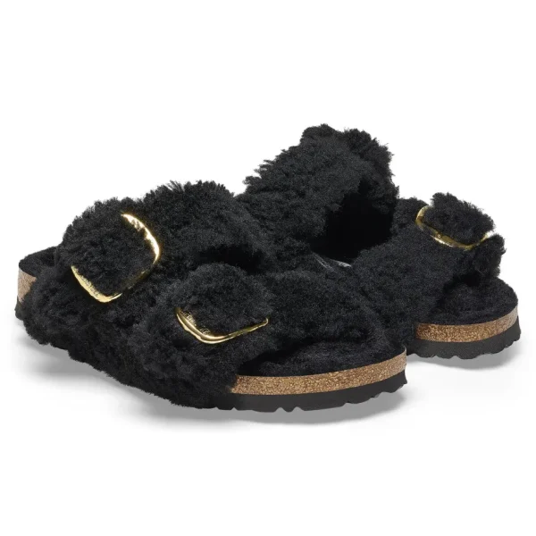 Donna Birkenstock Donna | – Arizona Big Buckle Shearling Black