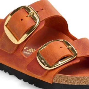 Donna Birkenstock Donna | – Arizona Big Buckle Burnt Orange, Oiled Leather