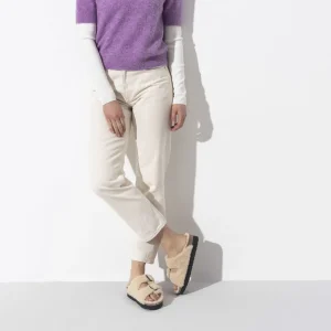 Donna Birkenstock Donna | – Arizona Big Buckle Shearling Teddy Eggshell