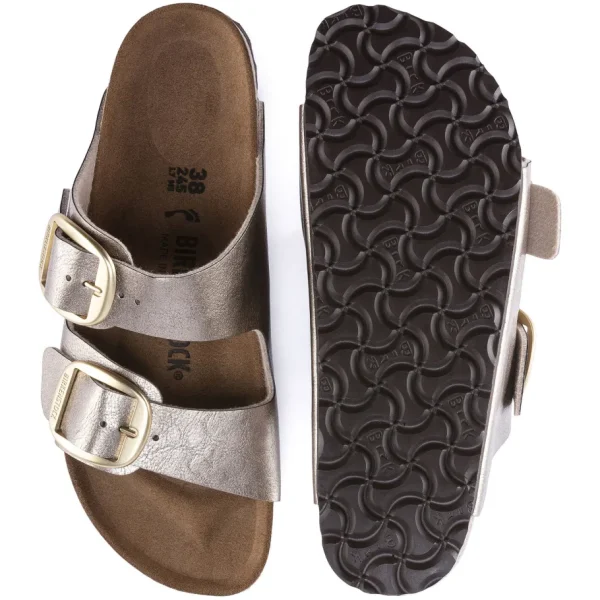 Donna Birkenstock Donna | – Arizona Big Buckle Graceful Taupe, Birko Flor