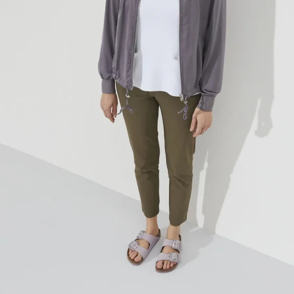 Donna Birkenstock Donna | – Arizona Big Buckle yomo liliac, Nubuk Leather