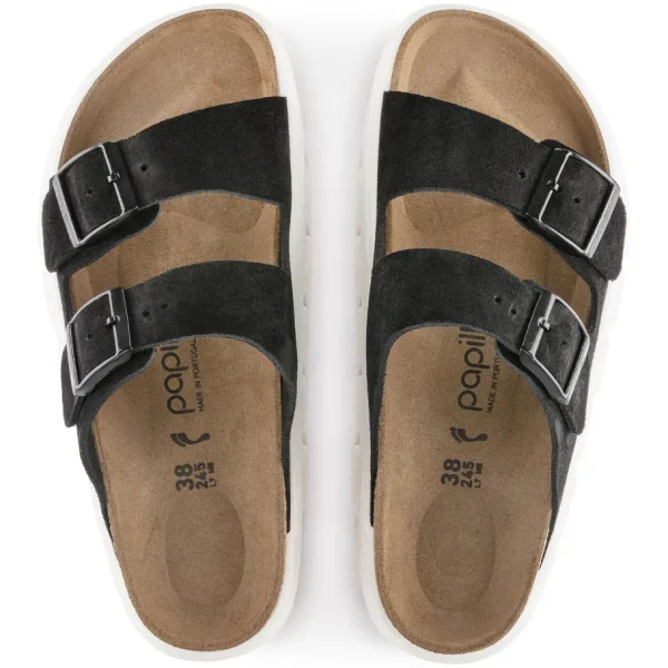 Donna Birkenstock Donna | – Arizona Chunky Black, Suede Leather