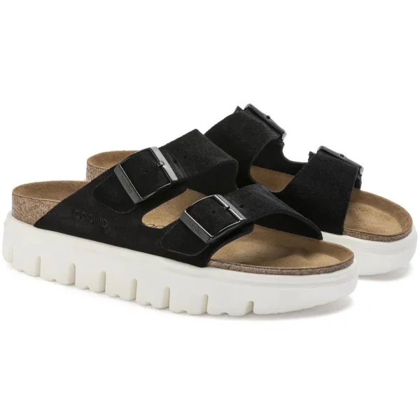 Donna Birkenstock Donna | – Arizona Chunky Black, Suede Leather