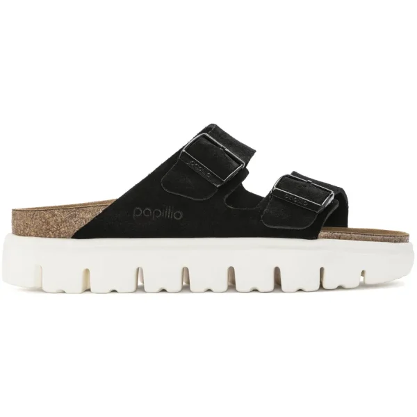 Donna Birkenstock Donna | – Arizona Chunky Black, Suede Leather