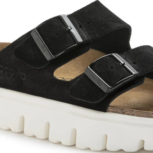 Donna Birkenstock Donna | – Arizona Chunky Black, Suede Leather