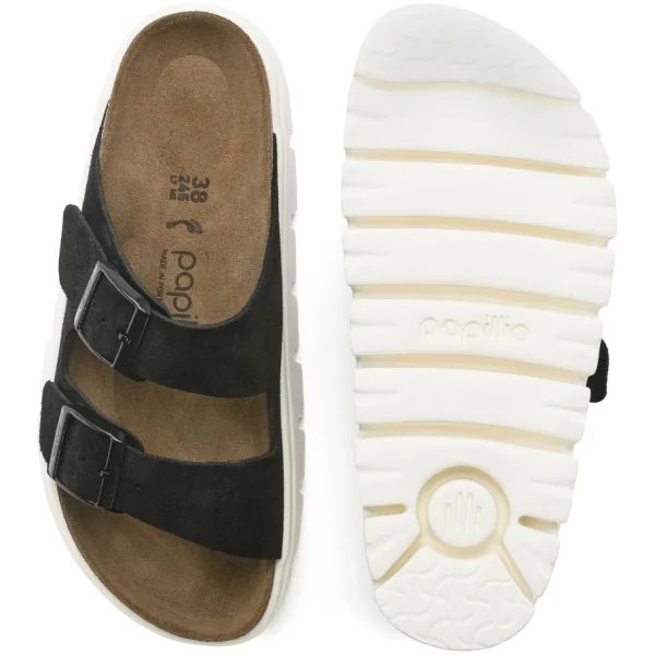 Donna Birkenstock Donna | – Arizona Chunky Black, Suede Leather