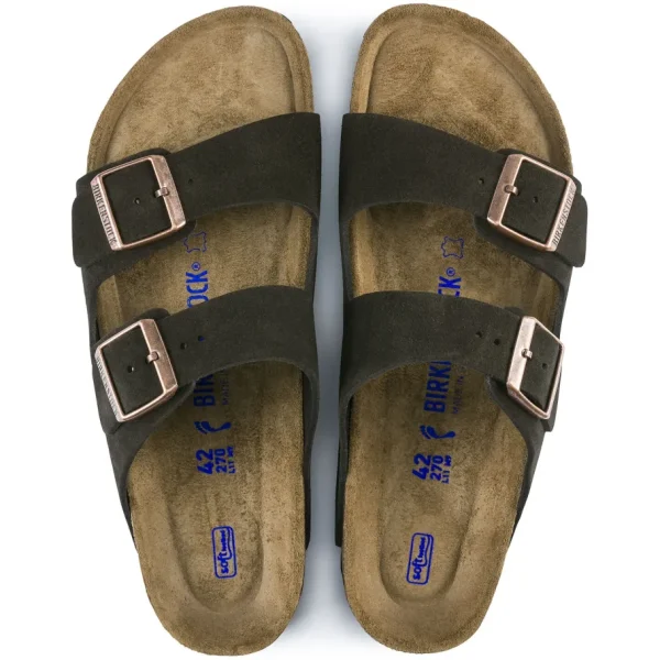 Uomo Birkenstock Uomo | – Arizona SFB Mocca, Suede Leather