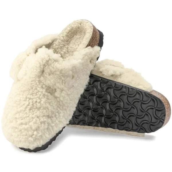 Donna Birkenstock Donna | – Boston Big Buckle Shearling Eggshell