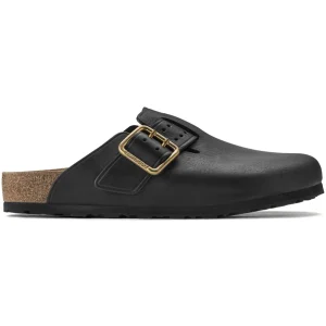 Uomo Birkenstock Uomo | – Boston Bold Black, Pull Up Leather