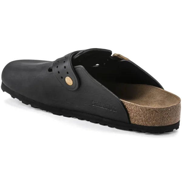 Uomo Birkenstock Uomo | – Boston Bold Black, Pull Up Leather