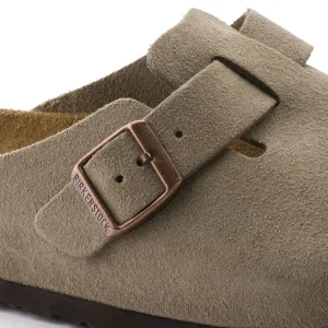 Uomo Birkenstock Uomo | – Boston SFB Taupe, Suede Leather