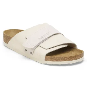 Uomo Birkenstock Uomo | – Kyoto Antique White, Suede Leather Nubuck