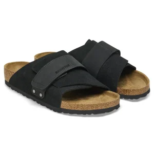 Uomo Birkenstock Uomo | – Kyoto Black, Suede Leather Nubuck