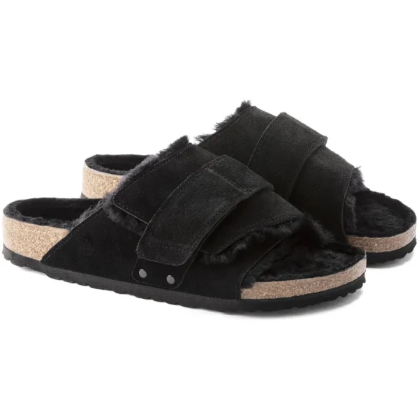 Donna Birkenstock Donna | – Kyoto Shearling Black, Suede Leather