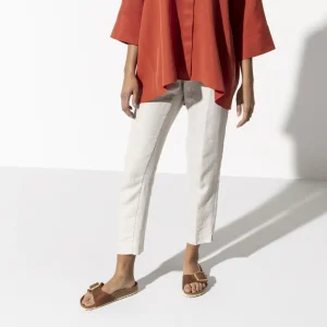 Donna Birkenstock Donna | – Madrid Big Buckle cognac, Natural Leather Antique