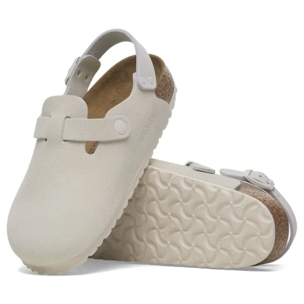 Donna Birkenstock Donna | – Tokio Antique White, Suede Leather