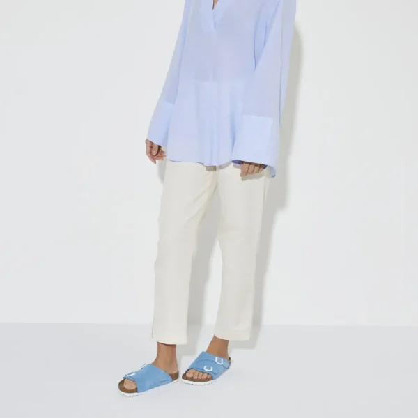 Donna Birkenstock Donna | – Zurich Sky Blue, Suede Leather