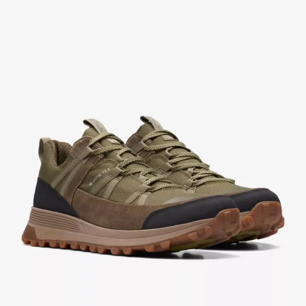 Uomo Clarks Originals Uomo | – ATL Trek Run Gore-Tex Olive