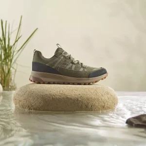 Uomo Clarks Originals Uomo | – ATL Trek Run Gore-Tex Olive