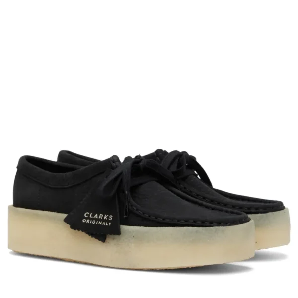 Donna Clarks Originals Donna | – Wallabee Black Suede