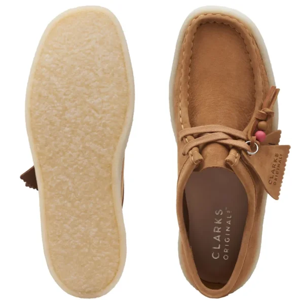 Donna Clarks Originals Donna | – Wallabee Cup Tan Nubuck