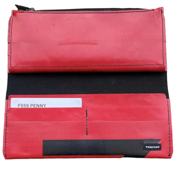 Freitag Portafogli | – F559 Penny Rosso e Nero