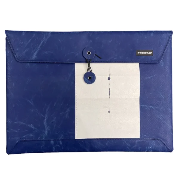 Freitag Beauty/Pochette | – F411 Sleeve For Laptop Blu e Bianco
