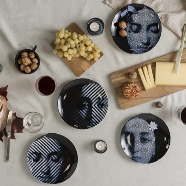 Ibride Arredo E Design | Tavola E Cucina | – Set 4 Piatti Porcellana Osorio