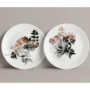 Ibride Arredo E Design | Tavola E Cucina | – Set 2 Piatti Porcellana Alhambra