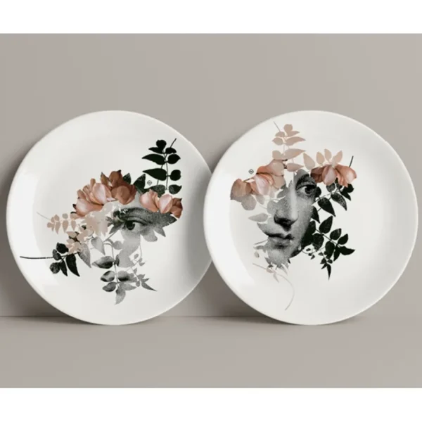 Ibride Arredo E Design | Tavola E Cucina | – Set 2 Piatti Porcellana Alhambra
