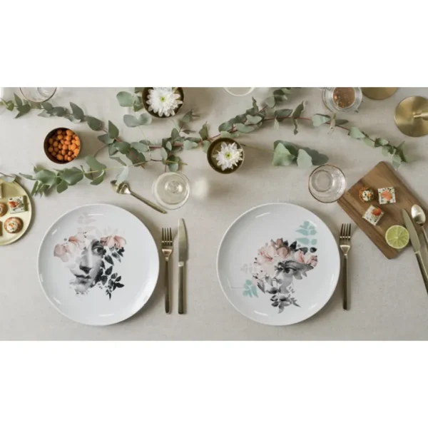 Ibride Arredo E Design | Tavola E Cucina | – Set 2 Piatti Porcellana Alhambra