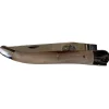 Laguiole Coltelleria | – Coltello Pieghevole 11 CM in corno biondo Lama Lucida