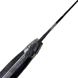 Laguiole Coltelleria | – Coltello Pieghevole 11 CM in corno bufalo Lama Lucida