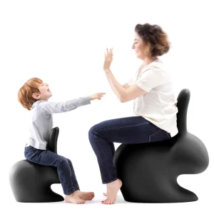 Qeeboo Arredo E Design | – Rabbit Chair Black