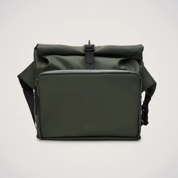 Rains Borsoni/Zaini | – Rolltop Commuter Bag Green