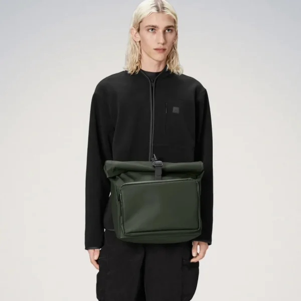 Rains Borsoni/Zaini | – Rolltop Commuter Bag Green