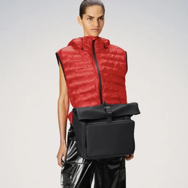 Rains Borsoni/Zaini | – Rolltop Commuter Bag Black