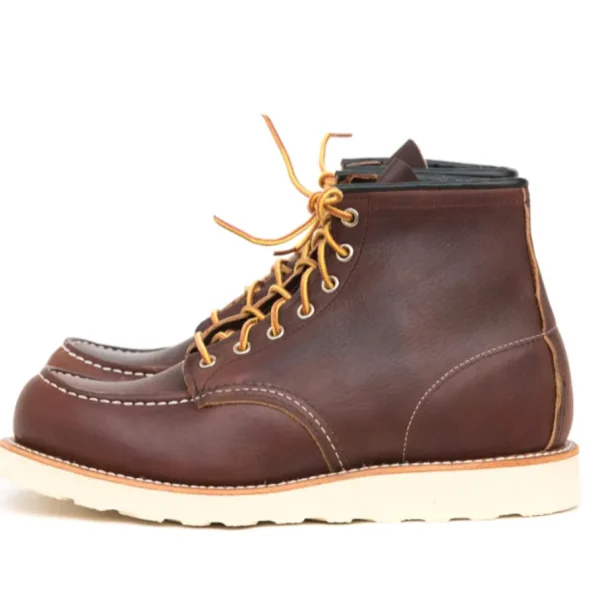 Uomo Red Wing Uomo | Shoes Man Classic Moc Brown Moc Toe