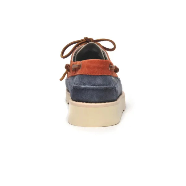 Uomo Sebago Uomo | – Keuka Campsides Blue DK Denim Brandy Birch