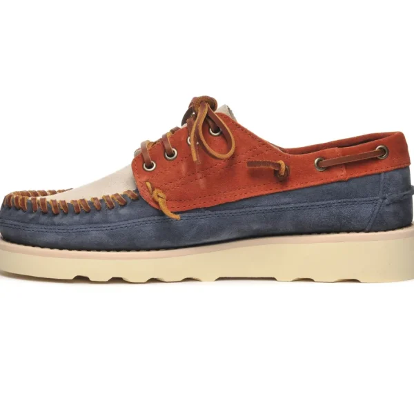 Uomo Sebago Uomo | – Keuka Campsides Blue DK Denim Brandy Birch